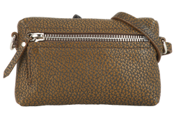 Mini Crossbody, Leather, Brown, MIC, DB, 3*